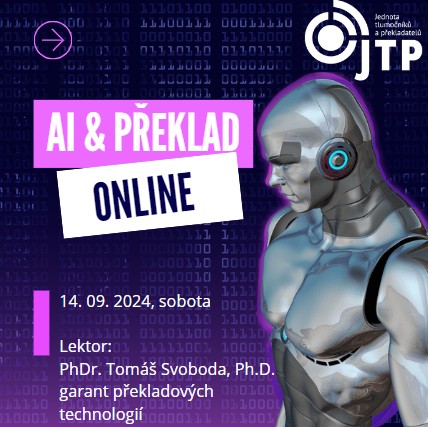 Umělá inteligence a překlad – ONLINE celodenní kurz