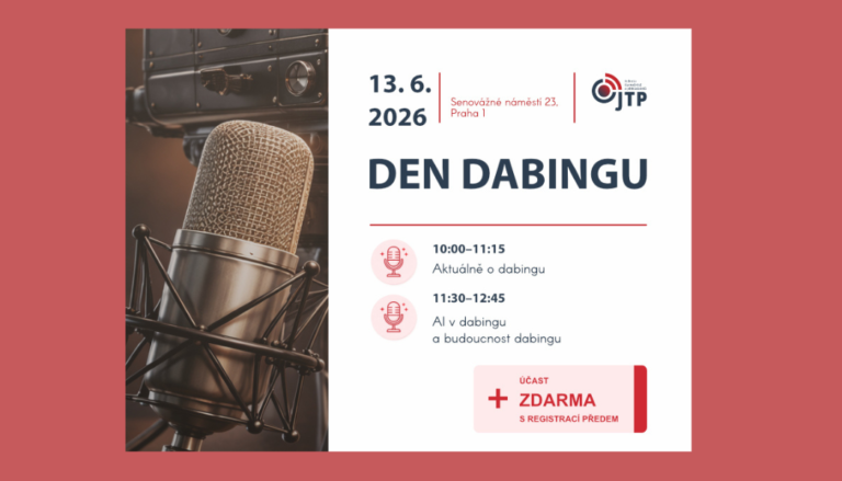 Den dabingu. Jedinečná příležitost poslechnout si ty, bez nichž by dabing neexistoval.